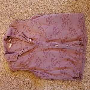 Cherokee button up tank top